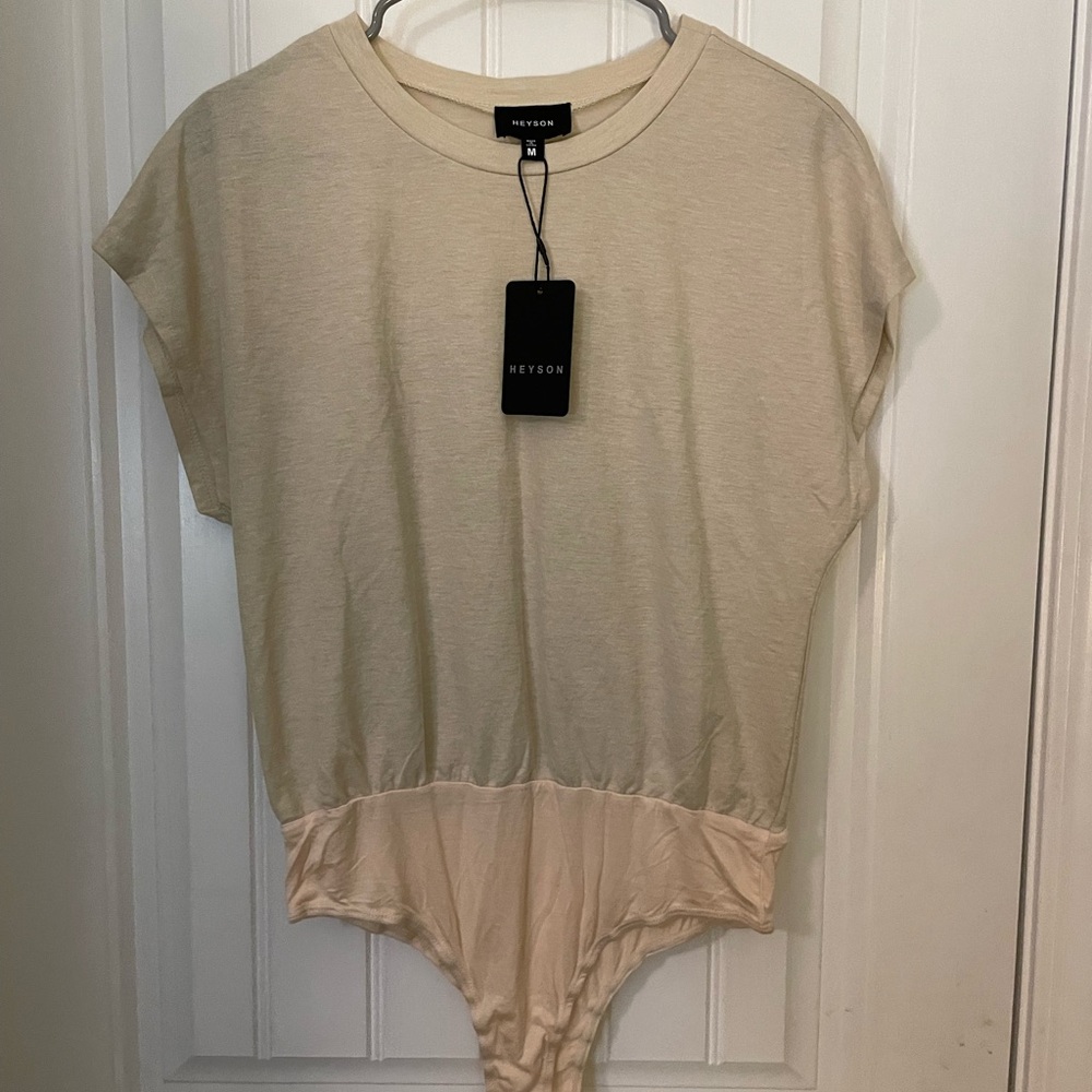 NET Heyson Beige Bodysuit
